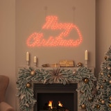 thumbnail of vidaXL Kerstbord met 216 LED Rood 99 x 55 x 13 cm IJzer