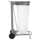 thumbnail of Rossignol - Support sac mobile à pédale 110L COLLECROULE - gris