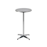 thumbnail of METRO PROFESSIONAL Stehtisch höhenverstellbar Narni, Alu, Ø 60 x 110 cm, silber