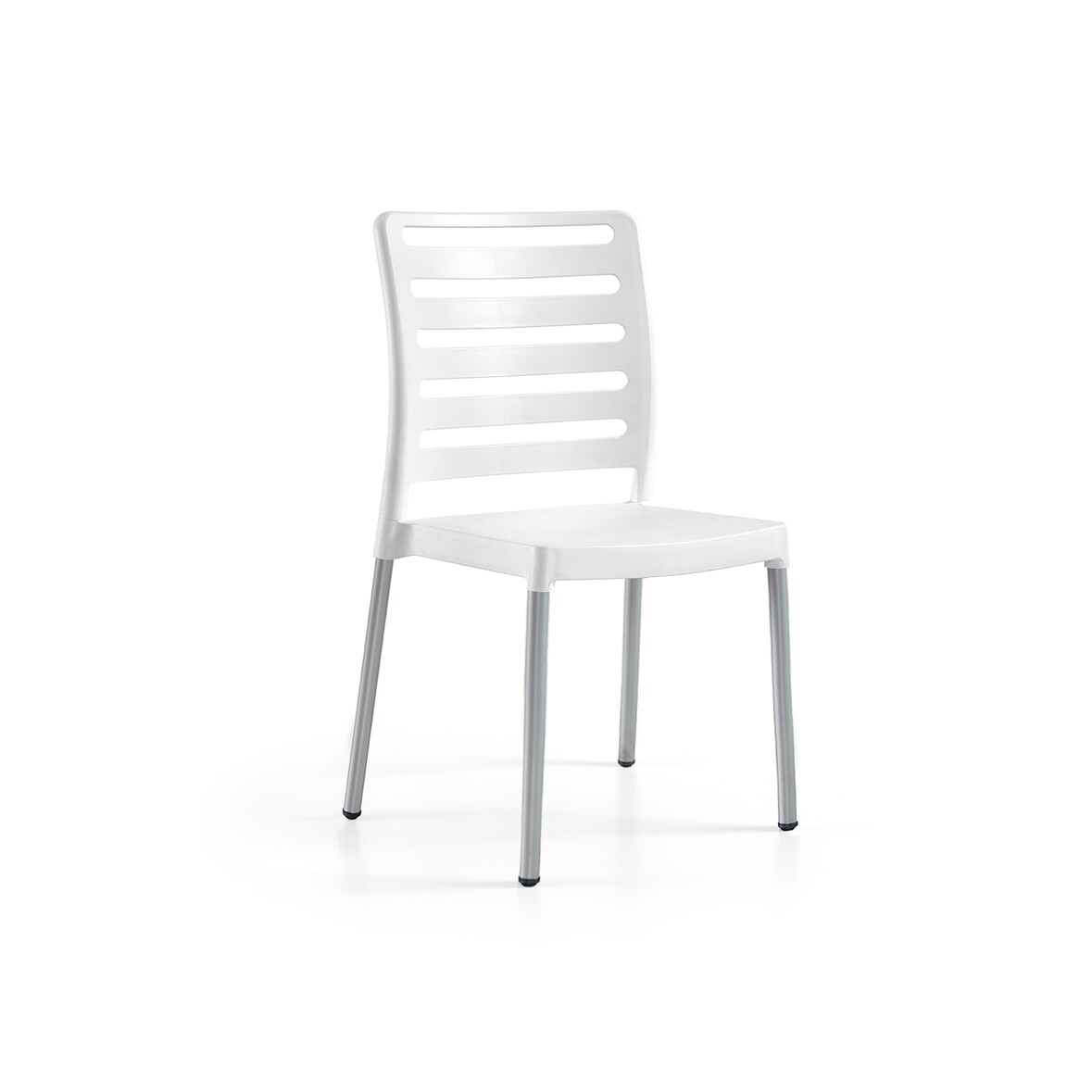 Cadeira Diva, Perna Alumínio, Pack 30 Unid. - Branco