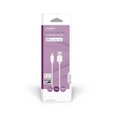 thumbnail of Câble De Charge Et De Synchronisation  Apple Lightning - Usb A Mâle  1,0 M  Blanc Usage Non Intensif Nedis