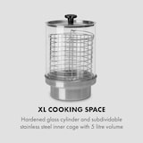 thumbnail of Wurstfabrik Pro 550 Hot Dog Maker 550W 2 Spieße 5L 30-100°C Edelstahl Silber