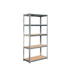 thumbnail of Etagère 5 tablettes L90xP40xH180 cm Charges 150Kg Structure Acier verni Plateaux bois BRIXO