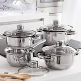 thumbnail of WellHome - Batería de cocina 4 piezas en Acero inoxidable Apto para Inducción