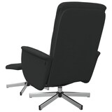 thumbnail of vidaXL Massagesessel mit Fußhocker Schwarz Stoff