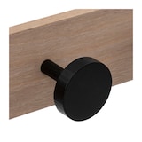thumbnail of FIVE - Houten kapstok met 8 zwarte hangers Zwart