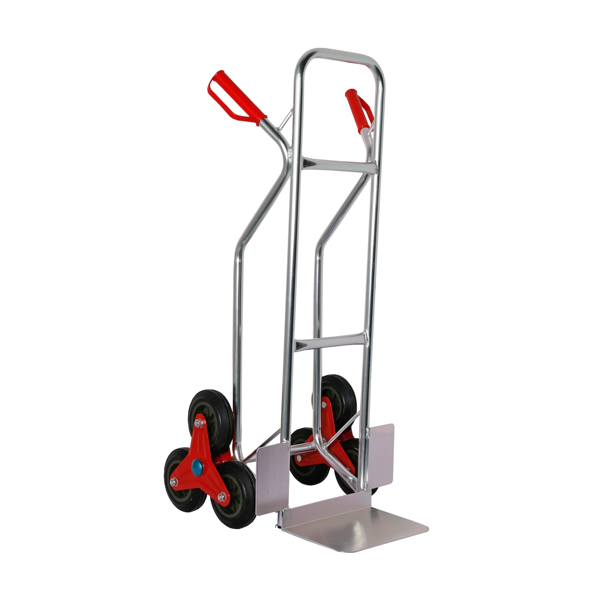 Sackkarre für Treppen ALU 200 kg 111x55x55cm SZAGATO Treppen Sackkare Treppensteiger Transportkarre klappbar Sackkarre Aluminium Sackkarre klappbar