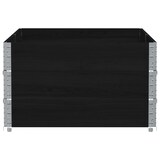 thumbnail of Helloshop26 - Hochbeet für Pflanzen Blumen Terrasse Garten 150 x 100 cm massives schwarzes Kiefernholz 02_0037425