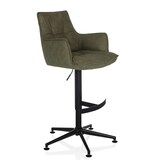 thumbnail of Barhocker / Barstuhl SOLAO LIFE HIGH Stoff grün hjh LIVING