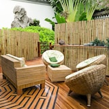 thumbnail of Bambus-Sichtschutzzaun - Vollrohr - Sichtschutz für Balkon, Terrasse oder Garten - Robust und witterungsbeständig (150 x 250 cm, Natur)