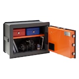 thumbnail of ARREGUI Plus C 181050 Caja fuerte de empotrar con cerradura certificada de llave y codigo, Caja doble Seguridad Fundo extensible, 32 x 42 x 20/30 cm