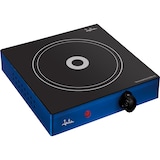 thumbnail of Cocina eléctrica vitrocerámica Jata V140 de 1 fuego de 18 cm. Cuerpo metálico. 2.000 W. Termostato regulable de temperatura