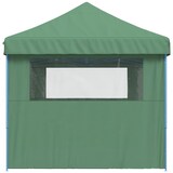 thumbnail of vidaXL Partytent inklapbaar pop-up met 3 zijwanden groen