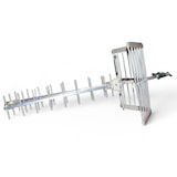 thumbnail of Antenna digitale terrestre esterno 38 elementi banda uhf 5g lte alluminio plastica bianca dvb-t2 hevc main 10 hd uhd