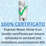 thumbnail of Lavandino Lavabo, Portatile Autonomo Trasportabile, in Acciaio Inox, con Comando a Pedale, Certificato per ASL, Completo di Accessori