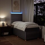 thumbnail of vidaXL Boxspringbett mit Matratze Taupe 80x200 cm Stoff