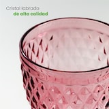 thumbnail of Solycarpa Juego 6 Copas Color Rosa Transparente Personalizado para Fiesta, Boda o Bautizo Original y Resistente