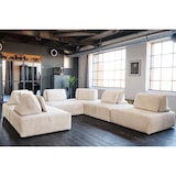 thumbnail of KAWOLA Modulsofa WIOLO SOFT 6 Module 6 Rückenkissen Cord cremeweiß