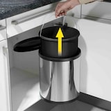 thumbnail of HAILO  Compact-Box M Einbau-Abfallsammler Compact-Box M Edelstahl 15 l