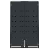 thumbnail of Mülltonnenbox GORILO für 3 Tonnen Anthrazit 207x79x117 cm Stahl | Mülltonnenverkleidung 3er Mülltonnenhaus