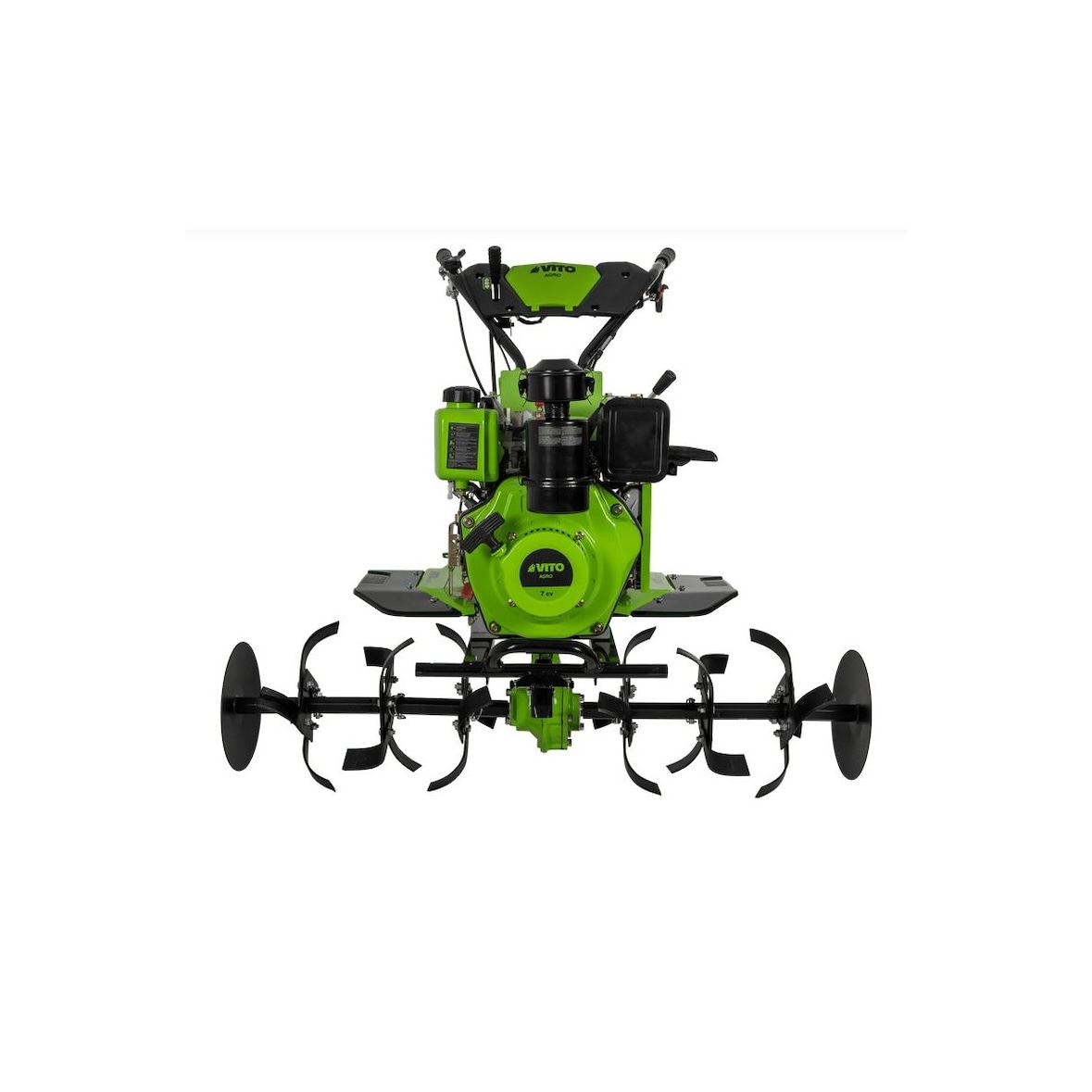 Motocultor diesel Motor 4T 7 CV 246 cm3 5200W Arranque eléctrico transmisión directa VITO