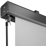 thumbnail of tectake Estor vertical ELOISE con 2 soportes de pared - 120 x 250 cm gris claro