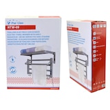 thumbnail of PURLINE Radiateur sèche-serviettes électrique avec étagère noir 55W NTW-09