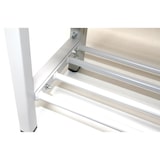 thumbnail of Garderobenbank mit Haken 1-seitig mit Schuhrost HxBxT 170x200x30cm Marke SZAGATO | Umkleidebank Umkleide Sitzbank Garderobe mit Sitzbank für Schulen