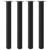 thumbnail of Helloshop26 - Juego de 4 patas para mesa de bar de 100-102 cm estabilidad óptima diseño moderno en acero negro 02_0056773