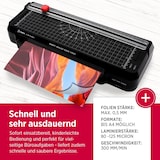 thumbnail of Plastificadora 4 en 1 + regla de corte integrada + juego de láminas de plastificación + redondeador de esquinas