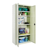 thumbnail of Armoire multiusage 2 portes et 4 plateaux GRIS/GRIS 1800x800x400 mm (haut x largeur x profondeur)