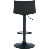 thumbnail of 2er Set Barhocker GEBEL - Kunststoff Schwarz 39x36x84 cm | Barstuhl Höhenverstellbar Mit Lehne Drehbar Tresenhocker Tresenstuhl Kneipenhocker