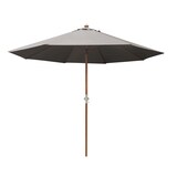 thumbnail of Proloisirs Parasol Bois 300/8 baleines Manivelle - Gris