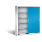 thumbnail of C+P Schiebetürenschrank Acurado-2000 | HxBxT 195x160x50cm | Lichtgrau/Lichtblau von PROREGAL