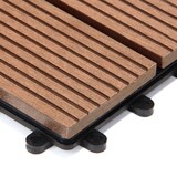 thumbnail of Casaria WPC Fliesen 11x Klassik Terrakotta