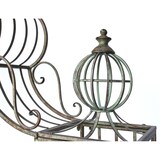 thumbnail of DanDiBo Rosenbogen mit Tor Pforte Metall 275x170 cm Rundbogen Torbogen Pergola 110241 Schmiedeeisen Rankhilfe Gartentor