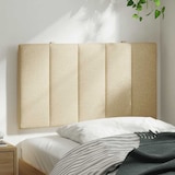 thumbnail of vidaXL Kopfteil-Kissen "Hanko" Creme 80 cm Stoff