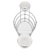 thumbnail of Cestas Ovais + 2 Recipientes  26X10X5,3 Cm Cromado Aço (6 Unidades)