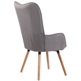 thumbnail of Sillón Nórdico Ashford Tapizado En Tela Gris/Natural