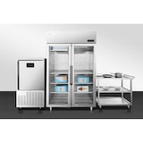 thumbnail of METRO PROFESSIONAL Congélateur double porte GFR1400G, 131.4 x 80.5 x 209 cm, 906 L, argenté