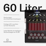 thumbnail of Coachella 60 Smart Kühlschrank | Wifi | LED | 3 Böden | Hintergrundbeleuchtung | EEK E Schwarz