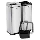 thumbnail of helit Abfallbehälter30L+30L - edelstahl