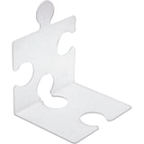 thumbnail of CD/Buchstütze Puzzle im 2er-Pack transluzent klar Packung mit 5 Stück