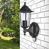 thumbnail of MONZANA® Wandleuchte mit Bewegungsmelder IP44 Wetterfest Alu Guss E27 Außenleuchte Außenwandleuchte Laterne Außen Wand