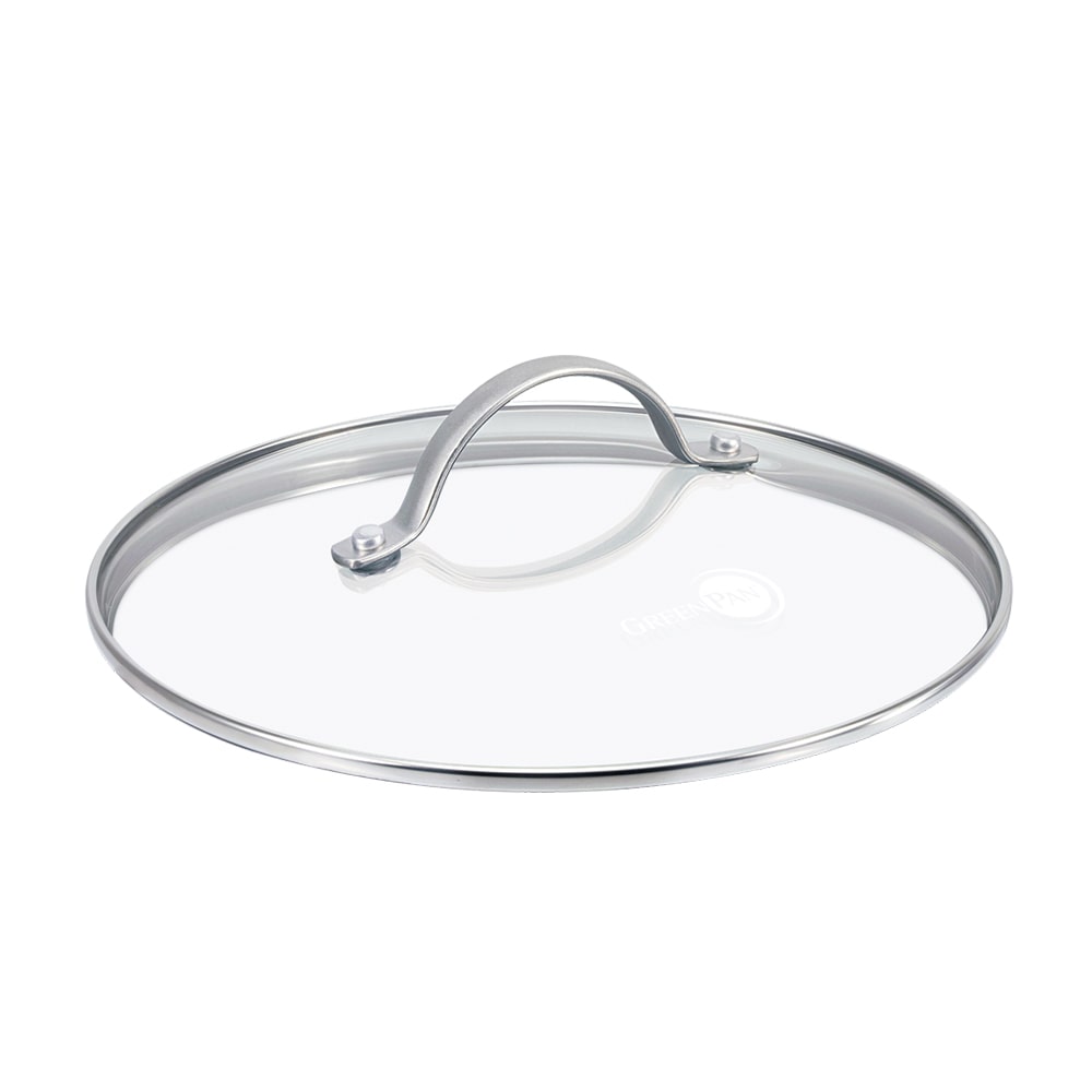 Couvercle 28 cm en Verre -  Transparent / Cristal Rond Verre Greenpan 28.00x28.00 cm