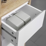 thumbnail of kleankin Armario Alto de Baño Mueble Columna de Baño con 1 Puerta Cajón y 3 Estantes Balda Ajustable para Cocina Salón 32,6x30x171,2 cm