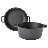 thumbnail of TAINO Dutch Oven 6L Gusseisen Deckel Ø 25cm Allzweck-Kochtopf Schmortopf Dopf