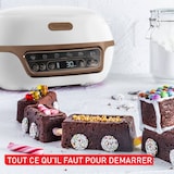 thumbnail of TEFAL machine à gâteau 1100w marron/blanc kd8001f0
