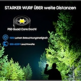 thumbnail of Taschenlampe LED Aufladbar, 2000 Lumen, 300 m Zoom, Wasserdicht