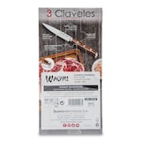 thumbnail of 3 Claveles Wagyu - Set de 4 Cuchillos Chuleteros Lisos 11.5 cm en Acero Inoxidable